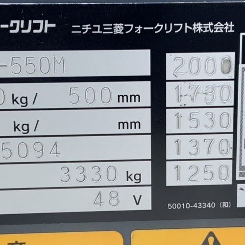 ニチユ|FBRMAW20-75B-550M